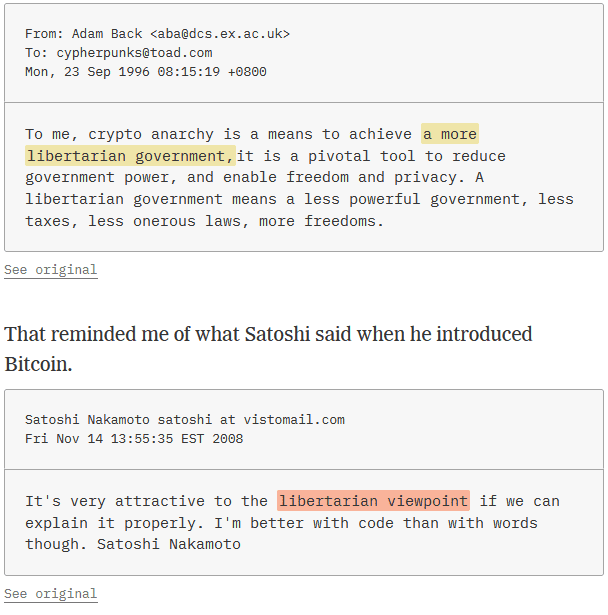 evidence adam back satoshi nyt