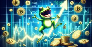 pepe pepert memecoin rally bereikt piekniveau van 10 maanden